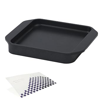 【中古】(非常に良い)Sumi Toaster スミトースター（Ｗ180&times;Ｄ150&times;Ｈ23mm/430ｇ）＆おもてな紙セット 炭火焼トースター プレート フライパン 調理道具 日本製｜ハッピーストア藤岡
