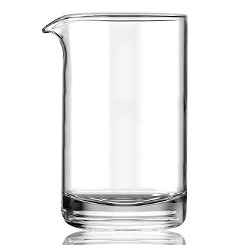 【中古】(非常に良い)カクテル ミキシング グラス - プレミアムシリーズ - シームレス & 手吹き - 550ml 18.5oz / 550ml クリア COMINHKG095008｜ハッピーストア藤岡
