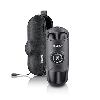 【中古】【正規品】WACACO(ワカコ) エスプレッソメーカ携帯用ミニ プレスタイプコーヒーパウダー専用Nanopresso ケース付き|ハッピーストア藤岡