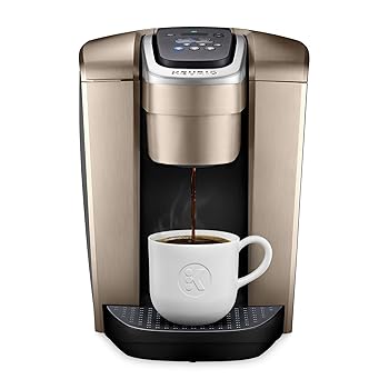 【中古】(非常に良い)Keurig K-EliteシングルサーブKカップポッドコーヒーメーカー、ブラッシュドゴールド｜ハッピーストア藤岡