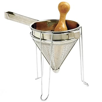【中古】Norpro S/S シノワ スタンド こし器 と ラバー 木材 すりこぎ 缶詰 スープ たれ ピューレ|ハッピーストア藤岡