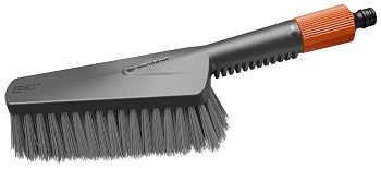 【中古】Gardena (ガルデナ) Cleansystem ハンドヘルドブラシ M ソフト ミディアムサイズ クリーニングブラシ ホース接続付き フラットボディ 小さくて敏|ハッピーストア藤岡