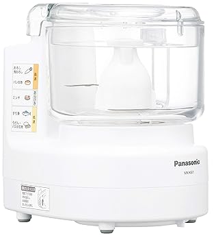 【中古】(非常に良い)パナソニック フードプロセッサー きざむ する 混ぜる おろす 粗おろし こねる MK-K61-W ホワイト｜ハッピーストア藤岡