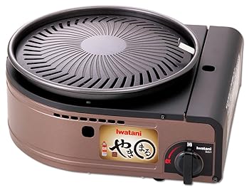 【中古】イワタニ Iwatani 岩谷 カセットコンロ カセットガス やきまる スモークレス 焼肉グリル 焼肉コンロ BBQ バーベキュー CB-SLG-1|ハッピーストア藤岡