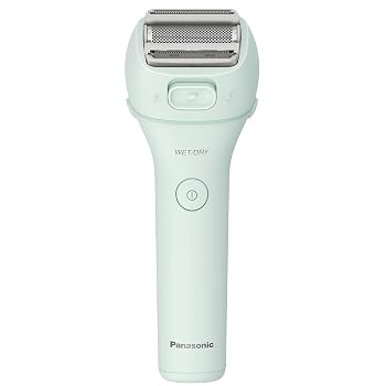 【中古】パナソニック クローズカーブ 電動カミソリ 女性用 コードレス3枚刃シェーバー ポップアップトリマー付き ウェットドライ操作 - ES-WL60-G(ミン|ハッピーストア藤岡