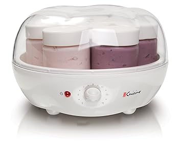【中古】(非常に良い)Euro Cuisine 自動ヨーグルトメーカー ホワイト 【並行輸入品】|ハッピーストア藤岡