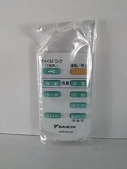 【中古】(非常に良い)ダイキン 空気清浄機リモコン ARC457A3｜ハッピーストア藤岡