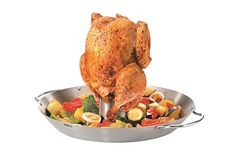 【中古】Gefu Chicken Roaster and Vegetable Wok, Stainless Steel, O 36 cm, 89156｜ハッピーストア藤岡