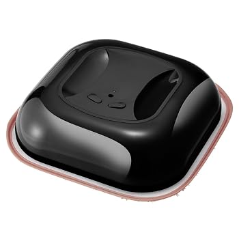 【中古】自動床拭きロボット「もこもこモップん」 ブラック RCT-1558BK｜ハッピーストア藤岡