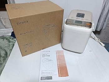 【中古】シロカ 全自動ホームベーカリー [29メニュー/最大2斤/餅つき機/レシピ付] SHB-712(WS) ホワイト｜ハッピーストア藤岡