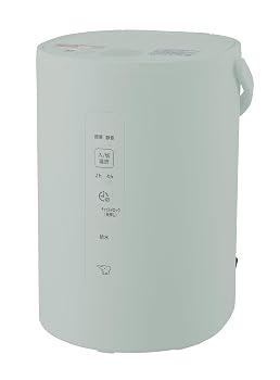 【中古】象印マホービン 加湿器 1.8L 個室や寝室に使えるコンパクトタイプ スチーム式 蒸気式 フィルター不要 お手入れ簡単 グリーン EE-MA20-GA|ハッピーストア藤岡