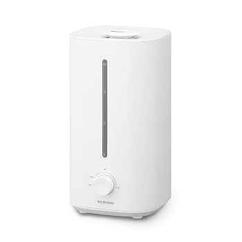 【中古】アイリスオーヤマ 加湿器 超音波式 加湿量 280ml タンク容量 4L 畳 14時間連続加湿 上から給水 小型 卓上 デスク用 AZHM-UU28B-W ホワイト｜ハッピーストア藤岡