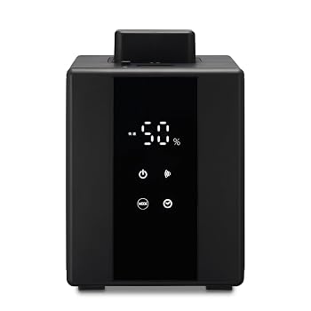 【中古】ドウシシャ 加湿器 スチーム式 湿度センサー付 お手入れカンタン 加湿量 500ml タンク容量 2.4L 4.8時間連続加湿 適用畳数 14畳（プレハブ）/8畳｜ハッピーストア藤岡