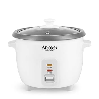 【中古】Aroma 6-Cup Pot-Style Rice Cooker, White (1) by Aroma|ハッピーストア藤岡