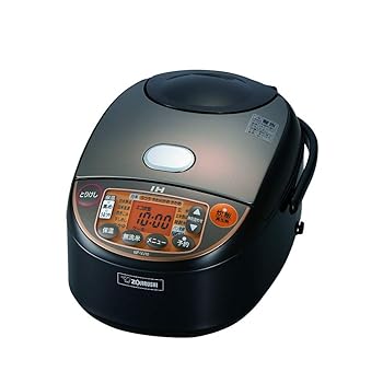 【中古】象印 IH炊飯器 極め炊き 黒まる厚釜 ブラウン 5.5合 NP-VJ10-TA｜ハッピーストア藤岡