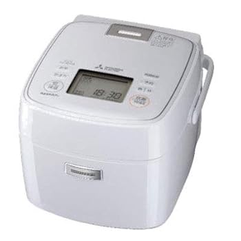 【中古】三菱 IHジャー炊飯器（3.5合炊き） 月白MITSUBISHI 備長炭 炭炊釜 NJ-SEB06-W｜ハッピーストア藤岡