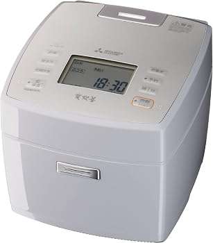 【中古】三菱電機(MITSUBISHI ELECTRIC) 炊飯器 5.5合 IH式 日本製 備長炭炭炊釜 お手入れ簡単 芳潤炊き 淡雲 NJ-VEC10-H|ハッピーストア藤岡