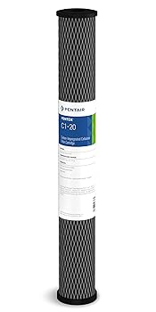 【中古】Pentair Pentek C1-20 カーボン浄水器 20インチ Whole House デュアルパーパス活性炭含浸セルロース交換用カートリッジ 20インチ x 2.5インチ 5|ハッピーストア藤岡