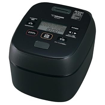 【中古】(非常に良い)象印マホービン 炊飯器 4合 小容量 極め炊き コンパクト 圧力IHタイプ 日本製 お手入れ点数2点 ブラック NW-MA07-BA｜ハッピーストア藤岡