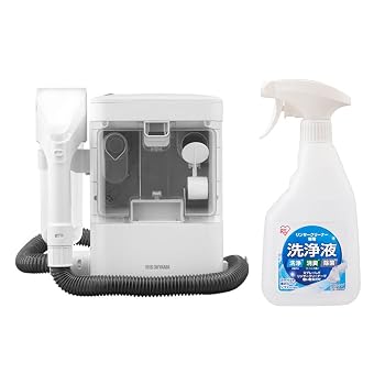 【中古】(非常に良い)アイリスオーヤマ 【セット買い】 リンサークリーナー 専用洗浄液 460ml 染み抜き 布製品洗浄機 水と空気の力で汚れを吸い取る 温水対応 コンパ｜ハッピーストア藤岡