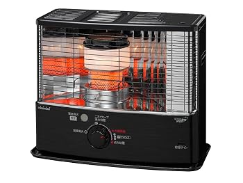 【中古】(非常に良い)トヨトミ 石油ストーブ ダブルクリーン (木造10畳まで/コンクリート13畳まで) 日本製 ブラック HRC-W3624(B)｜ハッピーストア藤岡