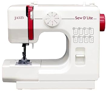 【中古】ジャノメ コンパクト電動ミシン 【sew D`Lite】 JA525 ホワイト｜ハッピーストア藤岡