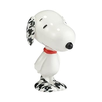【中古】(非常に良い)【Department56】 SNOOPYバイデザイン -Hound's Tooth- #4030867|ハッピーストア藤岡