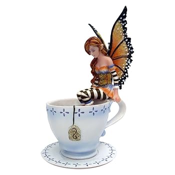 【中古】6.25 Inch Warm Toes Fairy in Tea Cup Mystical Statue Figurine by PTC｜ハッピーストア藤岡 16,017円