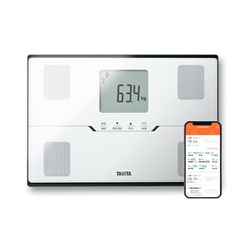 【中古】タニタ(Tanita) 体重計 体組成計 スマホ連動 ヘルスメーター BC-768 ホワイト【体脂肪率/内臓脂肪レベル/筋肉量/基礎代謝量/体内年齢/推定骨量/B|ハッピーストア藤岡