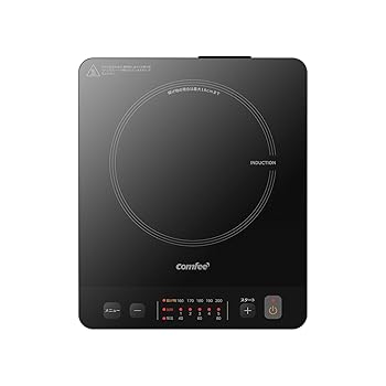 【中古】(非常に良い)COMFEE' クッキングヒーター IH式 薄型 1000ワット 3種メニュー 揚げ物 3段保温 炒め料理 CIC-10GKBLA1|ハッピーストア藤岡
