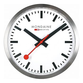 【中古】MONDAINE (モンディーン) 掛け時計 ウォール クロック A990.CLOCK.16SBB [並行輸入品]｜ハッピーストア藤岡