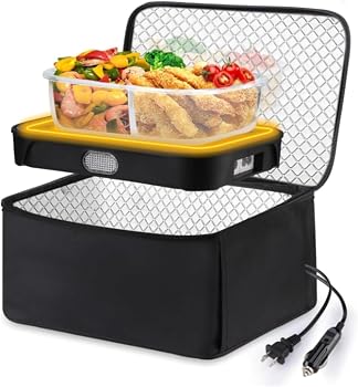 【中古】(非常に良い)kxptso ポータブルオーブン 車用電子レンジ 大型電気ランチボックス 車・トラック・旅行・キャンプ・オフィス用 加熱&生食品調理可能 家庭用と車｜ハッピーストア藤岡 10,478円