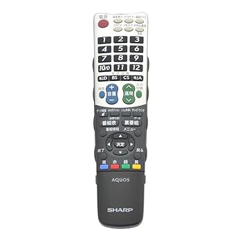 【中古】(非常に良い)シャープ 液晶テレビ用リモコン RRMCGB047WJN1(0106380405)|ハッピーストア藤岡