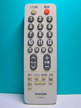 【中古】(非常に良い)東芝 テレビリモコン CT-90191｜ハッピーストア藤岡