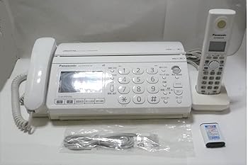 【中古】パナソニック おたっくす デジタルコードレスFAX 子機1台付き ホワイト KX-PW320DL-W｜ハッピーストア藤岡