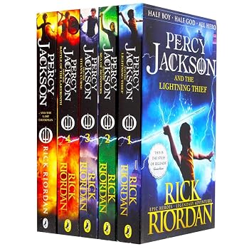 【中古】Percy Jackson Rick Riordan 5 Books Collection Pack Set(Percy Jackson and the Lightning Thief,Percy Jackson and the Battle of the Labyri｜ハッピーストア藤岡 10,538円