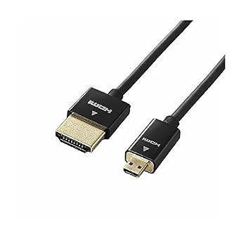 【中古】(非常に良い)ELECOM（エレコム） イーサネット対応スーパースリムHDMIケーブル（AD） TB-HD14SSU20BK AV デジモノ パソコン 周辺機器 ケーブル ケーブルカバ｜ハッピーストア藤岡