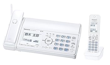 【中古】パナソニック おたっくす デジタルコードレスFAX 子機1台付き 1.9GHz DECT準拠方式 ホワイト KX-PD505DL-W｜ハッピーストア藤岡