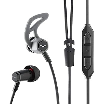 【中古】(非常に良い)V - MODA Forzaインイヤハイブリッドスポーツヘッドフォン3ボタンリモート&マイク ? Appleデバイス、ブラック FRZ-A-BLACK|ハッピーストア藤岡