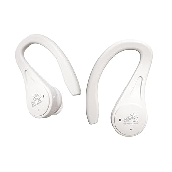 【中古】(非常に良い)JVCケンウッド Victor HAーEC25T ワイヤレスイヤホン bluetooth 耳かけ式 本体質量6.9g(片耳) 最大30時間再生 防水仕様対応 スポーツ向け ホワイ｜ハッピーストア藤岡