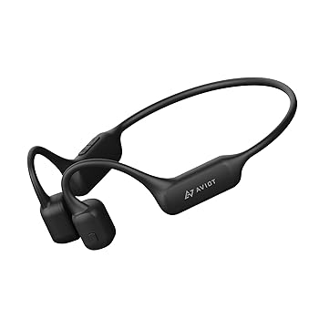 【中古】(非常に良い)AVIOT WB-K1 ワイヤレスイヤホン 骨伝導 イヤホン bluetooth マイク付き ランニング用 bluetooth 5.2 IP67防水防塵 タイプc充電 12時間 長時間再|ハッピーストア藤岡