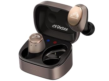 【中古】JVCケンウッド Victor HA-FX550T-N ワイヤレスイヤホン Bluetooth Ver.5.3 ノイズキャンセリング ハイレゾ LDAC対応 マイク付き 外音取り込み 防｜ハッピーストア藤岡