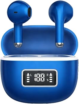 【中古】(非常に良い)Bluetoothイヤホン ワイヤレスイヤホン IPX7防水 最大60時間再生 2026年最新Bluetooth6.0ブルートゥースイヤホン 全音域HIFI音質低遅延接続瞬時|ハッピーストア藤岡