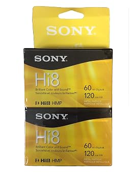【中古】Sony Hi-8 HMPD 120分 ビデオカムコーダー カセットテープ 2パック|ハッピーストア藤岡