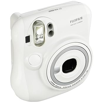 【中古】FUJIFILM インスタントカメラ チェキ instax mini 25 ホワイト INS MINI 25 WT｜ハッピーストア藤岡