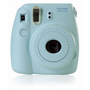 【中古】(非常に良い)FUJIFILM インスタントカメラ チェキ instax mini 8ブルー NS MINI 8 BLUE｜ハッピーストア藤岡