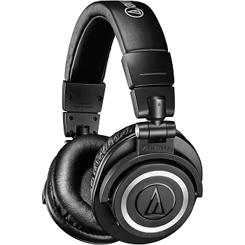 【中古】(非常に良い)オーディオテクニカ ワイヤレス ヘッドホン ATH-M50xBT Bluetooth5.0 aptX・AAC対応 ブラック｜ハッピーストア藤岡