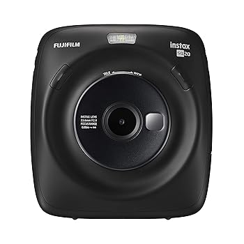 【中古】富士フイルム(FUJIFILM) ハイブリッドインスタントカメラ instax SQUARE SQ20 マットブラック INS SQ 20 BLACK｜ハッピーストア藤岡