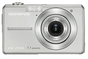 【中古】(非常に良い)OLYMPUS デジタルカメラ CAMEDIA (キャメディア) FE-220|ハッピーストア藤岡