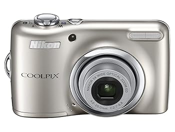 【中古】(非常に良い)NikonデジタルカメラCOOLPIX L23 シルバー L23SL 1000万画素 広角28mm 光学5倍 2.7型液晶 単3電池対応｜ハッピーストア藤岡